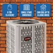 Trane 5 Ton 13.4 SEER2 Central Air Conditioner Condenser - R454B Single Stage - RunTru by Trane view 2 | ClimateProDirect.com