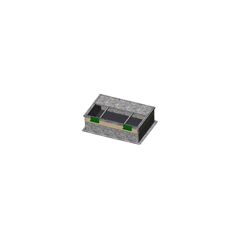 ACiQ Large Packaged Unit Roof Curb | ClimateProDirect.com