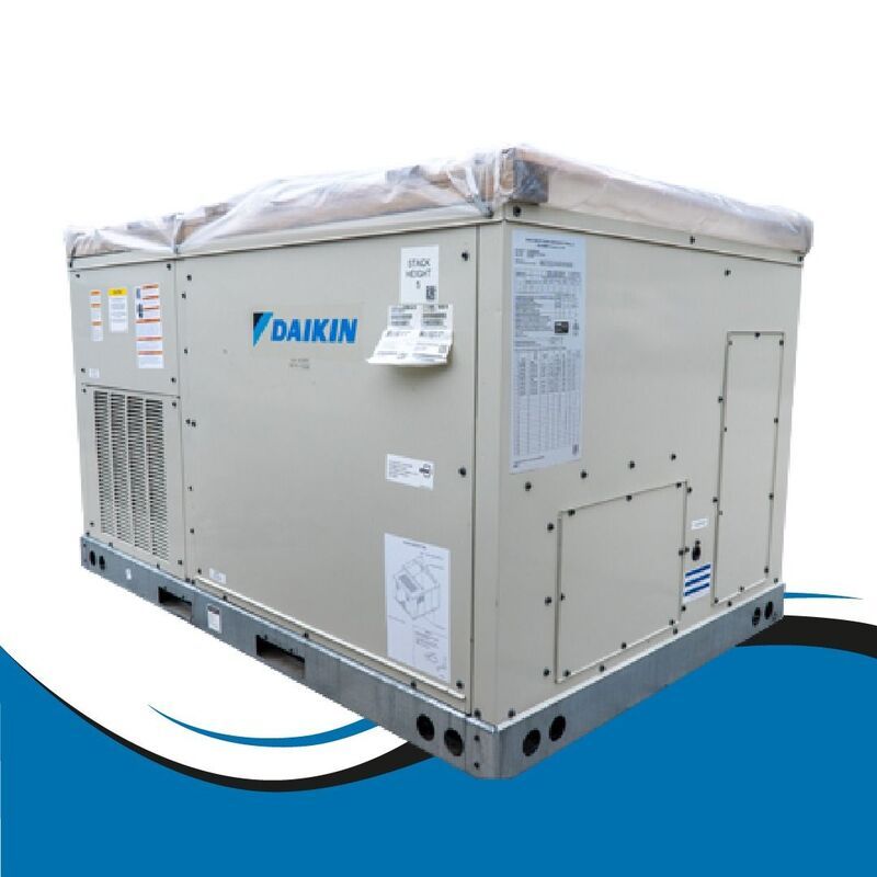 Daikin 8.5 Ton 225,000 BTU 13.4 SEER2 Gas/Electric Light Commercial Packaged Unit - 460V 3 Phase - R32 — 8.5 Ton Daikin