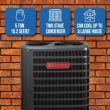 Goodman 4 Ton 17.2 SEER2 High Efficiency Central Air Conditioner Condenser - R32 Two Stage view 2 | ClimateProDirect.com