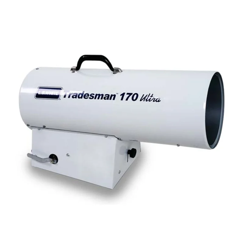 LB White Tradesman 170 Ultra Portable Forced Air Heater with Diagnostic Light - Propane Gas LB White