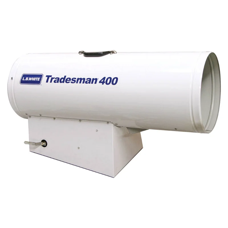 LB White Tradesman 400 Portable Forced Air Heater - Propane Gas LB White