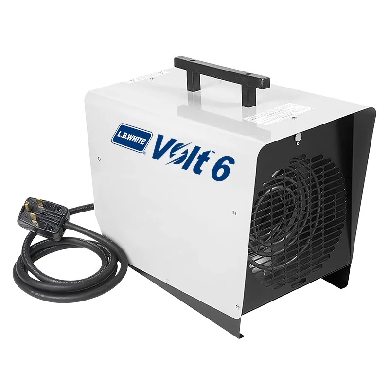 LB White Volt 6KW Electric Forced Air Portable Heater - 240 Volts LB White