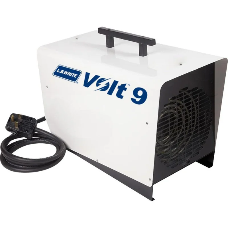 LB White Volt 9kW Electric Forced Air Portable Heater - 240 Volts LB White