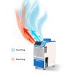 AmeriCool 1 Ton 13,200 BTU Portable Air Conditioner w/Heat Pump view 3 | ClimateProDirect.com